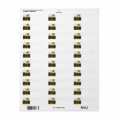 ニューハンプシャー州ウッズのキャビンby Thomas Cole ラベル (フルシート)