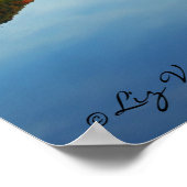 ニューハンプシャー州エコー湖 ポスター (角)