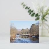 ニューハンプシャー州スワンジーにあるアッシュエロット川 ポストカード (スタンド正面)