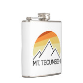 ニューハンプシャー州テカムセ山のレトロデザイン フラスク (右)