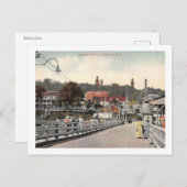 ニューハンプシャー州ハイランド ブリッジ ヴィンテージ ポストカード (正面/裏面)