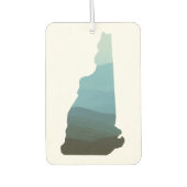 ニューハンプシャー州ホワイトマウンテンズ カーエアーフレッシュナー (正面)