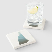 ニューハンプシャー州ホワイトマウンテンズ ストーンコースター (横)