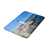 ニューハンプシャー州ポーツマス・ハーバーライトハウス バスマット (アングル)