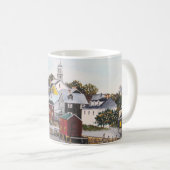 ニューハンプシャー州ポートスマス港 コーヒーマグカップ (正面右)