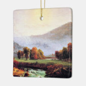 ニューハンプシャー州モーニングミストライジング セラミックオーナメント (左)