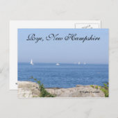 ニューハンプシャー州ライのはがき ポストカード (正面/裏面)