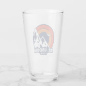 ニューハンプシャー州リンカーン山の太陽の鷲 タンブラーグラス (裏面)