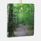 ニューハンプシャー州ロンソーム湖トレイル セラミックオーナメント (右)
