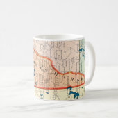 ニューハンプシャー州ヴィンテージ地図マグ コーヒーマグカップ (正面右)
