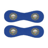 ニューハンプシャー州旗を持つ愛国野球 野球ボール (パネル)