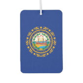ニューハンプシャー州旗デザイン カーエアーフレッシュナー (正面)