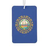 ニューハンプシャー州旗デザイン カーエアーフレッシュナー (裏面)