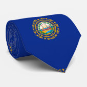 ニューハンプシャー州旗デザイン ネクタイ (ロール)