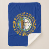 ニューハンプシャー州旗 シェルパブランケット (正面)
