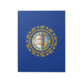 ニューハンプシャー州旗 ノートパッド (回転)