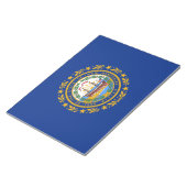 ニューハンプシャー州旗 ノートパッド (アングル)