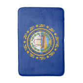 ニューハンプシャー州旗 バスマット (正面縦)