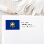 ニューハンプシャー州旗 ラベル (インサイチュ)