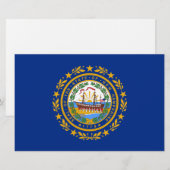 ニューハンプシャー州旗 便箋 (正面/裏面)