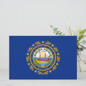 ニューハンプシャー州旗 便箋 (スタンド正面)