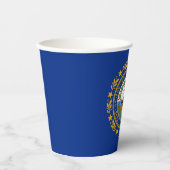 ニューハンプシャー州旗 紙コップ (正面)