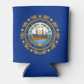 ニューハンプシャー州旗 缶クーラー (正面)