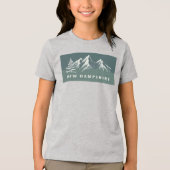 ニューハンプシャー州(アメリカ) トライブレンドTシャツ (正面)