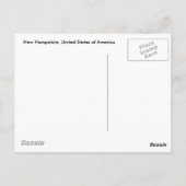 ニューハンプシャー州（アメリカ） ポストカード (裏面)