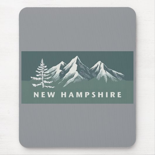 ニューハンプシャー州(アメリカ) マウスパッド (正面)