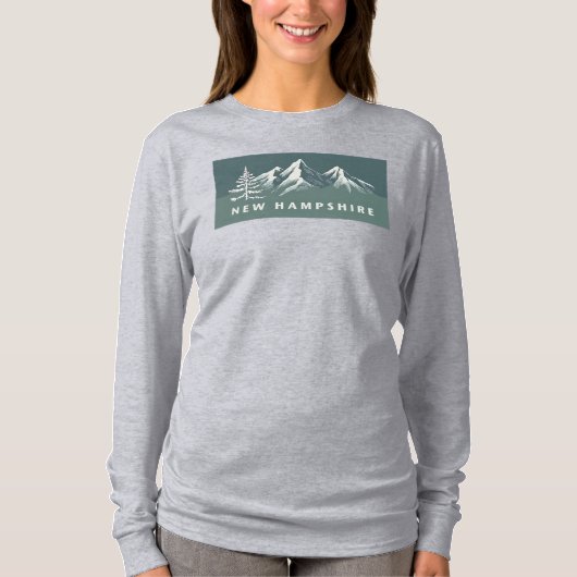 ニューハンプシャー州（アメリカ） Tシャツ (正面)
