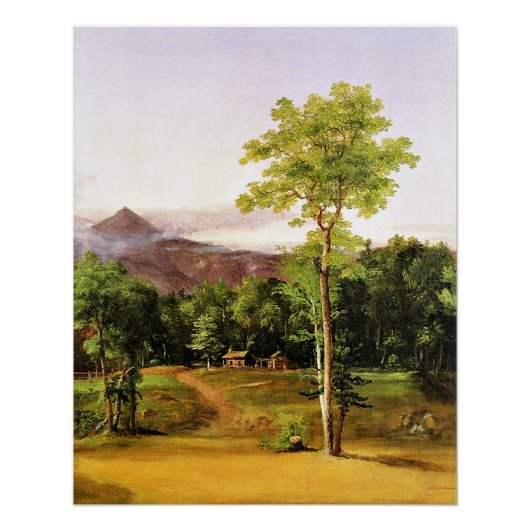 ニューハンプシャー州、ウッズ小屋。 ポスター (正面)