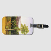 ニューハンプシャー州、ウッズ小屋。 ラゲッジタグ (正面横)