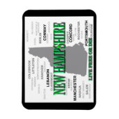 ニューハンプシャー州 マグネット (縦)