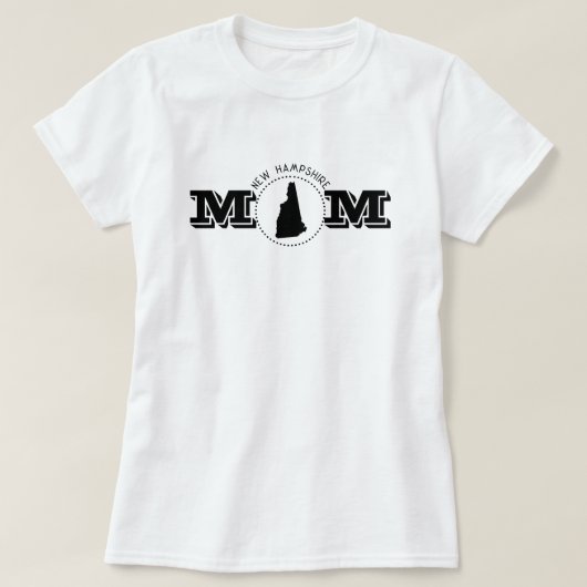 ニューハンプシャー州 Tシャツ (デザイン正面)