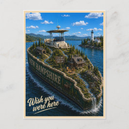 ニューハンプシャー州 | Wish You Were Here | ステートシリーズ ポストカード