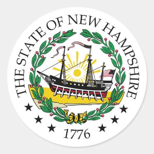 ニューハンプシャー徴候 ラウンドシール (正面)