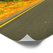 ニューハンプシャー秋の紅葉イングランド ポスター (角)