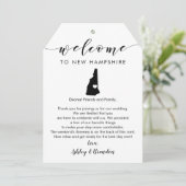 ニューハンプシャー結婚州のウェルカムラベルの旅程 (スタンド正面)