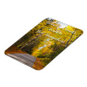 ニューハンプシャー2マグネットの秋の道路 マグネット (左側)