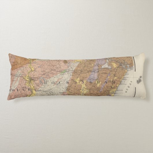 ニューハンプシャー4の地質地図 ボディピロー (正面)