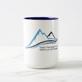 ニューハンプシャー4000のフッターの会員のマグ ツートーンマグカップ (中央)