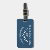 ニューハンプシャー4000フッタマウンテン ラゲッジタグ (正面縦)