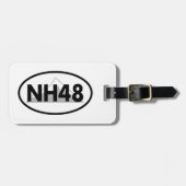 ニューハンプシャー48オーバル ラゲッジタグ (正面横)