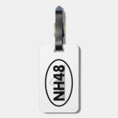 ニューハンプシャー48オーバル ラゲッジタグ (裏面縦)