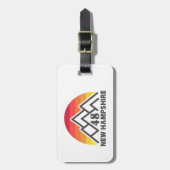 ニューハンプシャー48レトロマウンテンホテル ラゲッジタグ (正面縦)