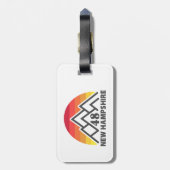 ニューハンプシャー48レトロマウンテンホテル ラゲッジタグ (裏面縦)