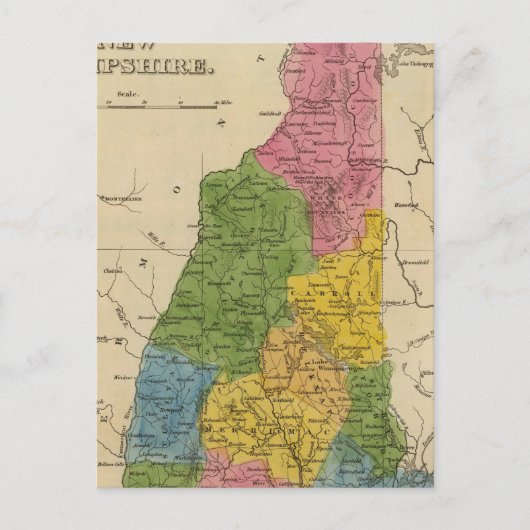 ニューハンプシャー6 ポストカード (正面)