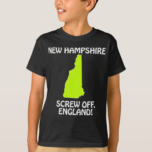 ニューハンプシャー - イングランドの出方次第！ Tシャツ (正面)