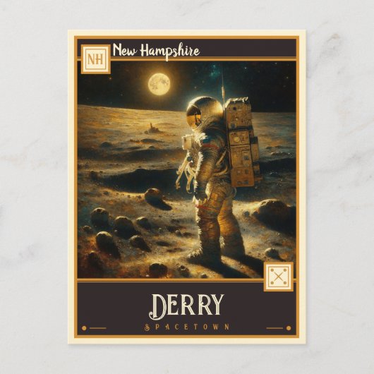 ニューハンプシャー・デリー |ヴィンテージ ポストカード (正面)